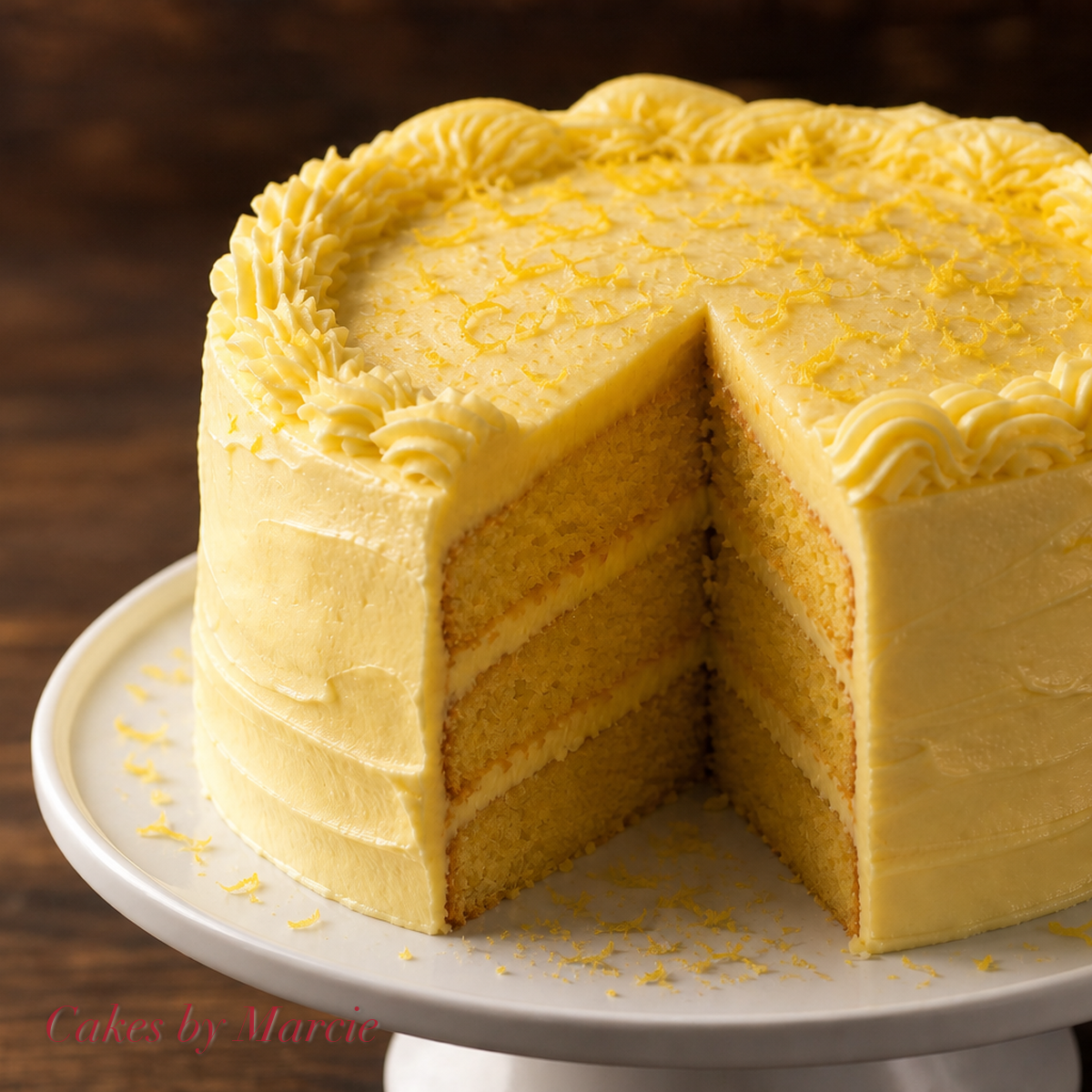 Citrus Satisfaction cake — Cupcakes by Marcie, Abu Dhabi UAE