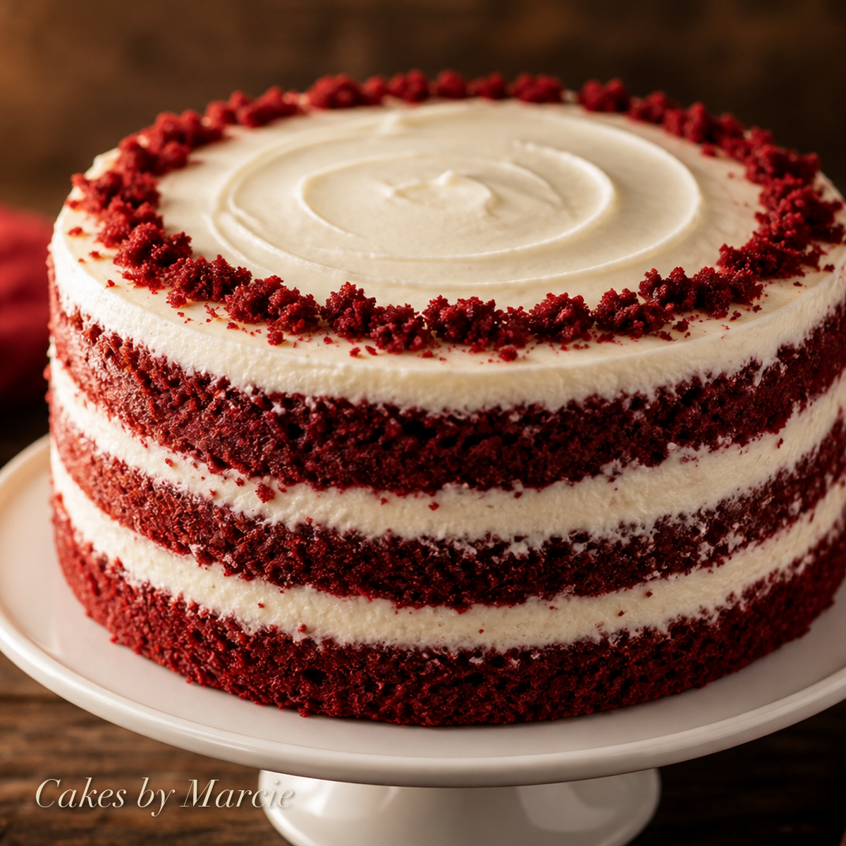Crimson Crush celebration cake — Cupcakes by Marcie
