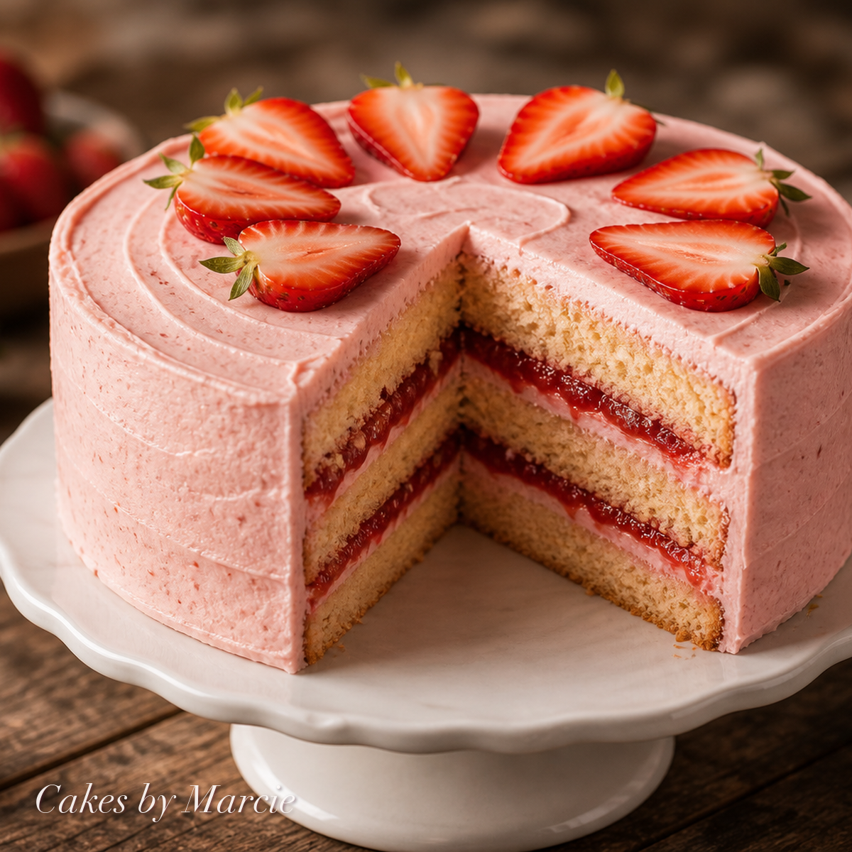 Blush Berry Dream cake — Cupcakes by Marcie, Abu Dhabi UAE