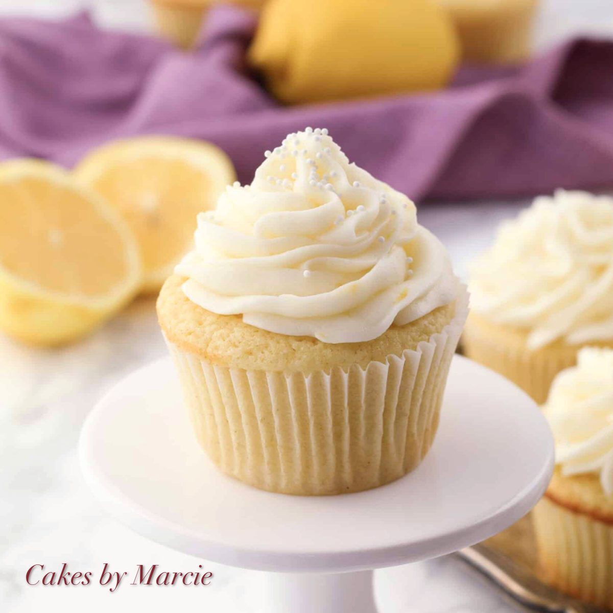 Citrus Satisfaction cupcake — Cupcakes by Marcie, Abu Dhabi UAE