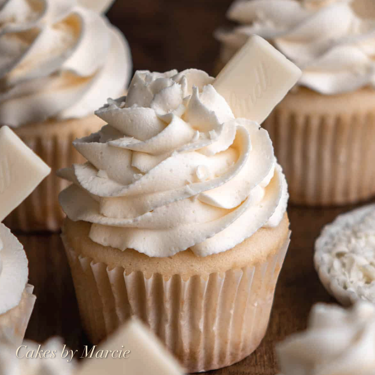 White chocolate cupcake — Cupcakes by Marcie, Abu Dhabi UAE